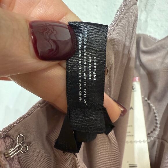 Aqua Lavender Keyhole Halter Maxi Dress Sz M NWT - Picture 6 of 13